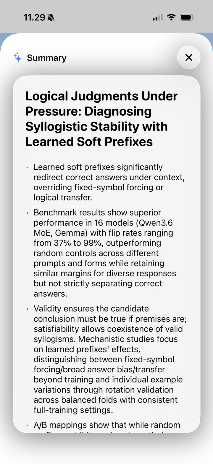 An AI summary of an article, condensed into bullet points